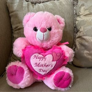 Happy Mother’s Day pink plush bear